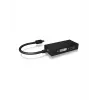 ICY BOX IB-AC1032 Mini DisplayPort DVI-D + VGA (D-Sub) + HDMI nero