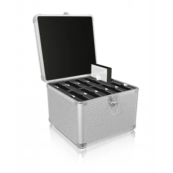 ICY BOX IB-AC628 custodia metallo, plastica argento