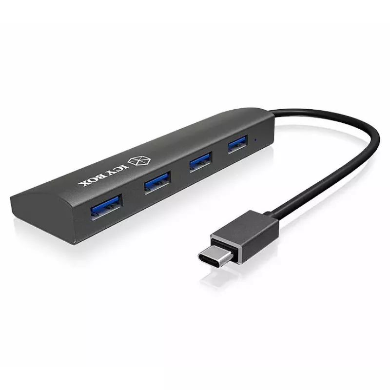 Hub interfaccia RAIDSONIC IB-AC6405-C USB 3.2 Gen 1 Type-C nero