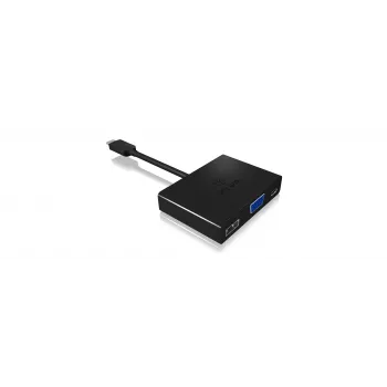 ICY BOX IB-DK4032-CPD adattatore multiporta USB-C a VGA