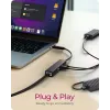 ICY BOX IB-HUB1439-LAN cablato USB 3.2 Gen 1 (3.1 Gen 1) Type-A nero