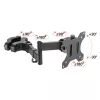 Supporto Techly per montaggio su palo TV LED/LCD 17–32 pollici nero