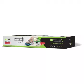Supporto a parete fisso Techly per TV LED LCD 43–90 pollici