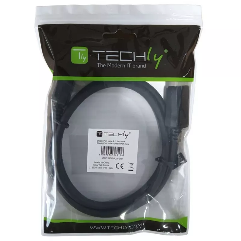 Cavo DisplayPort Techly ICOC DSP-A21-050 5m nero