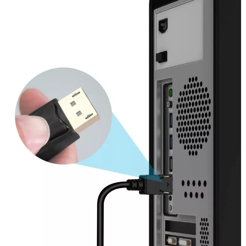 Cavo convertitore Techly 2m DisplayPort a HDMI 1.2 4K ICOC DSP-H12-020