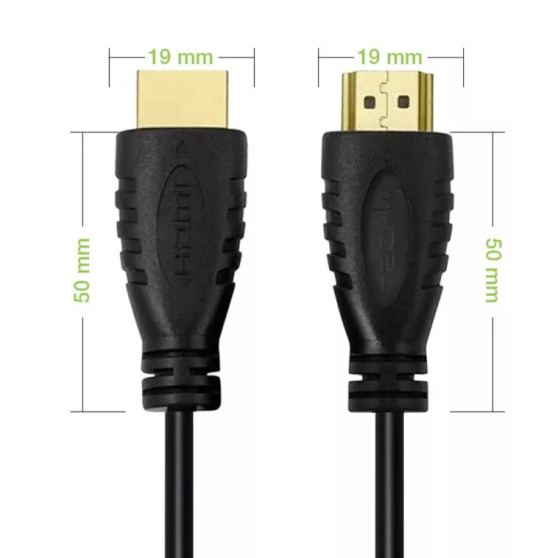 Cavo HDMI 2.0 Techly A/A M/M 9m nero 18 Gbit/s 3D