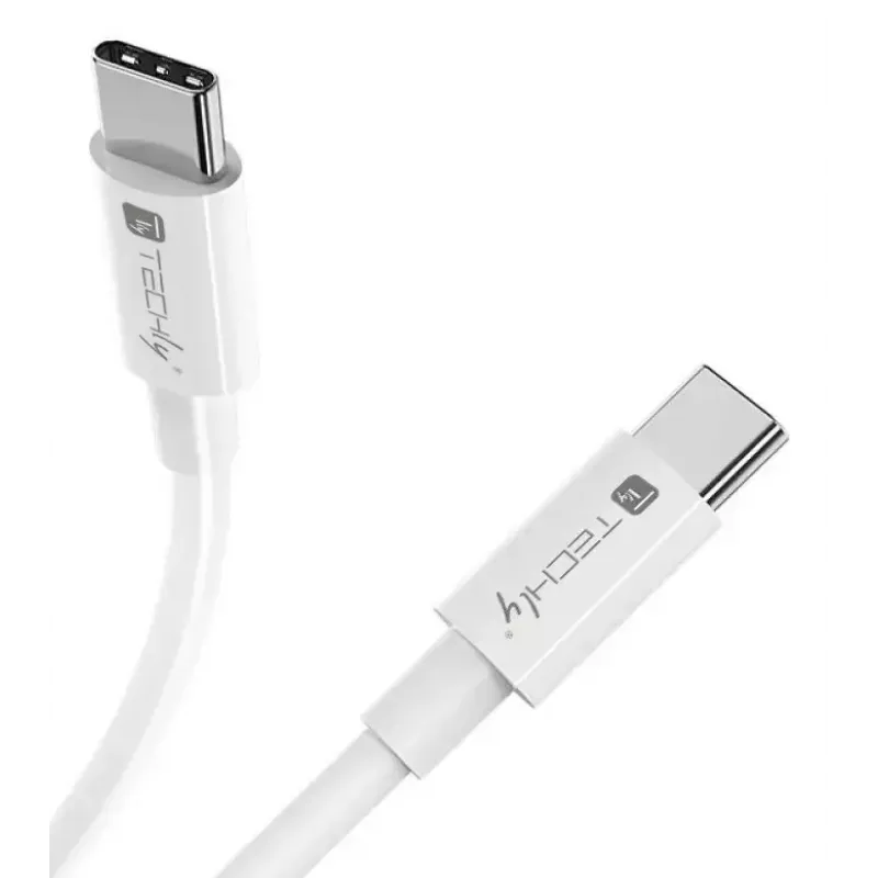 Cavo USB Techly ICOC-MU4-20G240W2 USB4 Gen 2x2 2 m USB C bianco