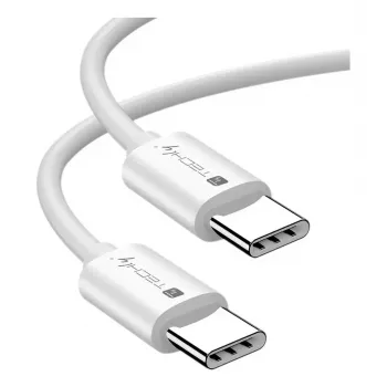 Cavo USB Techly ICOC-MU4-20G240W2 USB4 Gen 2x2 2 m USB C bianco