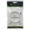 Cavo USB Techly ICOC-MU4-40G240W1 USB4 Gen 3x2 1 m USB C bianco
