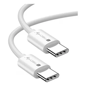 Cavo USB Techly ICOC-MU4-40G240W1 USB4 Gen 3x2 1 m USB C bianco