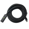 Cavo USB Techly ICUR30100G USB 3.2 Gen 1 (3.1 Gen 1) 10 m USB A nero