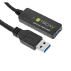 Cavo USB Techly ICUR30100G USB 3.2 Gen 1 (3.1 Gen 1) 10 m USB A nero