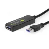 Cavo USB Techly ICUR30100G USB 3.2 Gen 1 (3.1 Gen 1) 10 m USB A nero
