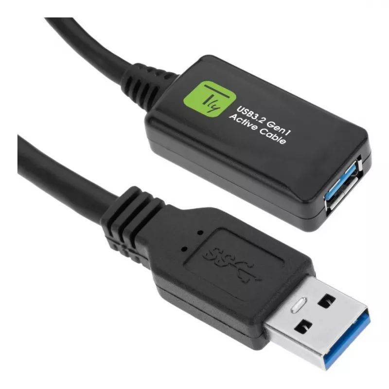 Cavo USB Techly ICUR3050G USB 3.2 Gen 1 (3.1 Gen 1) 5 m USB A nero