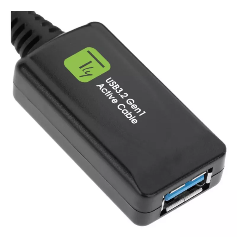 Cavo USB Techly ICUR3050G USB 3.2 Gen 1 (3.1 Gen 1) 5 m USB A nero