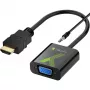 Adattatore convertitore cavo Techly HDMI a VGA con audio IDATA HDMI-VGA2A