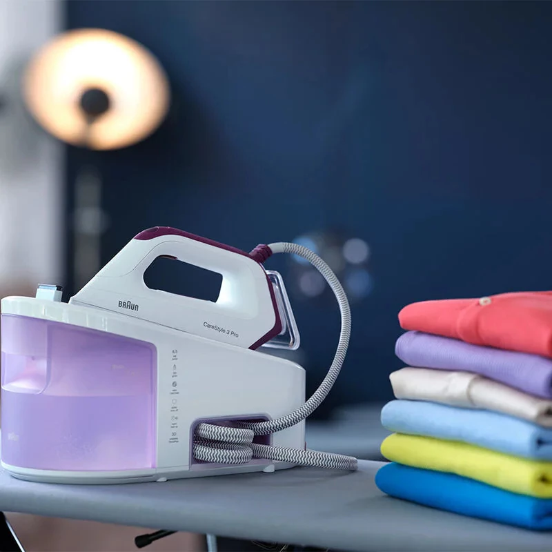 Braun IS3155VI 2400 W 2 L suola EloxalPlus viola, bianco