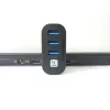 Hub interfaccia Techly IUSB3-HUB3-ROTB USB 3.2 Gen 1 (3.1 Gen 1) Type-A 5000 Mbit/s nero