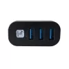 Hub interfaccia Techly IUSB3-HUB3-ROTB USB 3.2 Gen 1 (3.1 Gen 1) Type-A 5000 Mbit/s nero