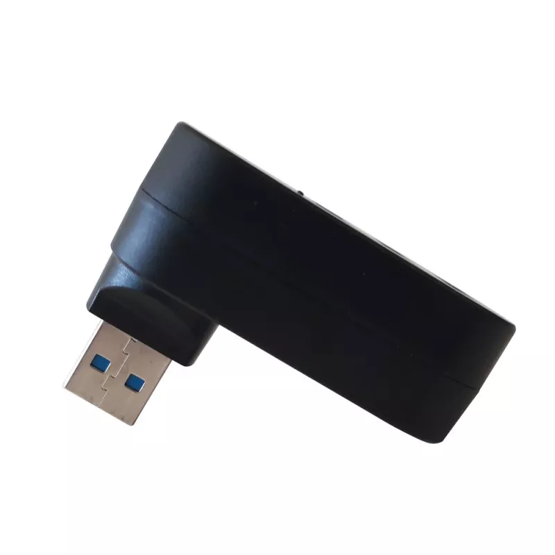 Hub interfaccia Techly IUSB3-HUB3-ROTB USB 3.2 Gen 1 (3.1 Gen 1) Type-A 5000 Mbit/s nero