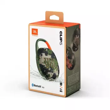 Altoparlante portatile mono JBL Clip 5 camouflage