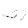 j5create JCA379EW – USB-C® a HDMI™ e USB™ Type-A con Power Delivery