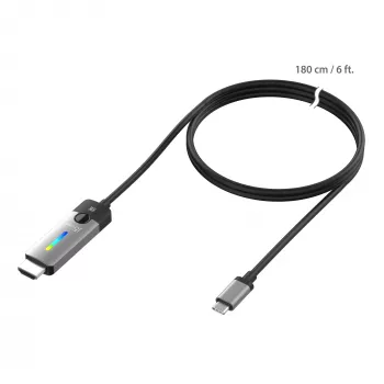 j5create JCC157-N cavo USB-C a HDMI 2.1 8K 1,79 m