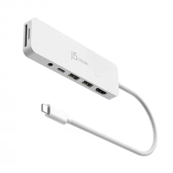 j5create JCD373EW - hub multi-porta USB-C® con Power Delivery