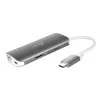 j5create JCD383 adattatore multi 9-in-1 USB-C™, argento e bianco