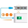j5create JCD383 adattatore multi 9-in-1 USB-C™, argento e bianco