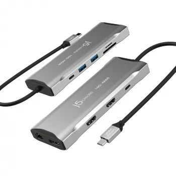j5create JCD397-N mini dock multi-monitor 4K60 Elite USB-C con filo USB 3.2 Gen 1
