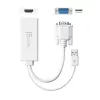 j5create JDA214 adattatore video-audio VGA a HDMI bianco 0,176 m