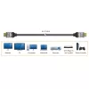j5create JDC53 cavo HDMI™ Ultra High Speed 8K UHD, nero e grigio, 2 m