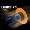 j5create JDC53 cavo HDMI™ Ultra High Speed 8K UHD, nero e grigio, 2 m