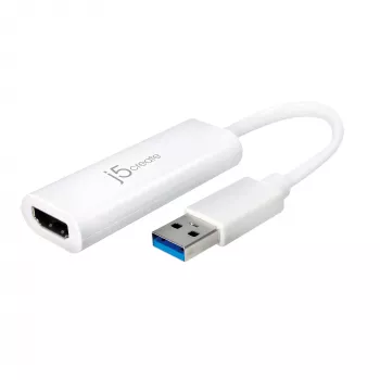 j5create JUA254 adattatore multi-monitor USB 3.0 HDMI, 3.2 Gen 1 (3.1 Gen 1), USB Type-A, uscita HDMI, 2048 x 1152 pixel