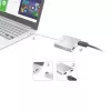 j5create JUA365 adattatore multi-monitor USB™ 3.0 a doppio HDMI, argento
