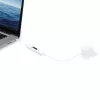 j5create JUCP14 cavo USB-C™ 2.0 a USB-C™ con misuratore di potenza OLED dinamico, bianco, 1,2 m