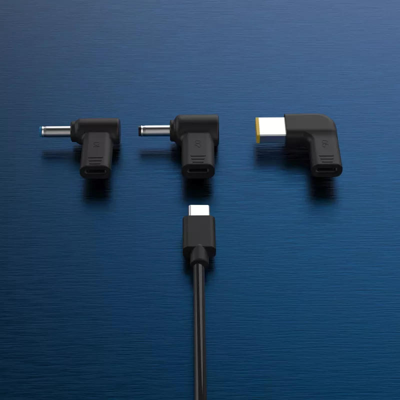 j5create JUP1565DCE3A-EN caricabatterie mini 67W GaN PD USB-C® con 3 tipi di connettori DC - EU