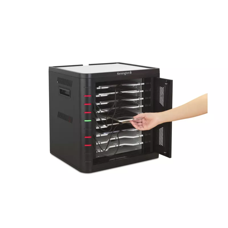 Armadio di ricarica USB-C Kensington K67716EU, 10 posti, 18 W per porta