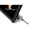 Kensington lucchetto con cavo a chiave per Surface Pro e Surface Go, 1,8 m, Kensington, chiave, acciaio al carbonio, nero, argento