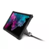 Kensington lucchetto con cavo a chiave per Surface Pro e Surface Go, 1,8 m, Kensington, chiave, acciaio al carbonio, nero, argento