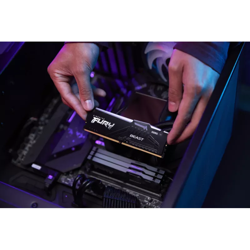 Kingston Technology FURY Beast 32GB 6000MT/s DDR5 CL36 DIMM RGB EXPO