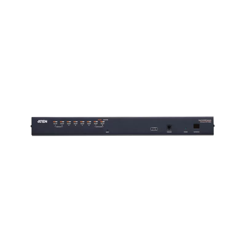 Switch KVM ATEN 8 porte Cat 5e/6, 1920 x 1200 pixel, Ethernet LAN, WUXGA, 5,1 W, nero