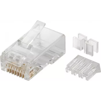 Microconnect KON505-10 connettore RJ45 traslucido