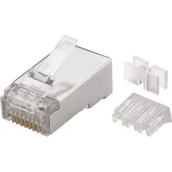 Microconnect KON506-10 connettore RJ45 trasparente