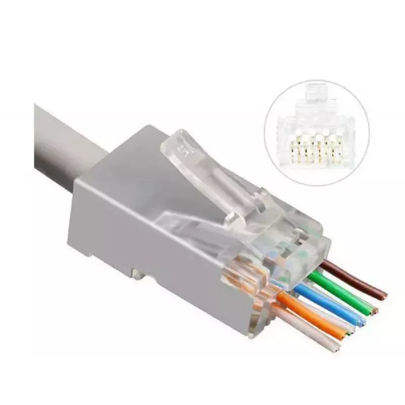 Microconnect KON512-50EZ connettore RJ45 argento
