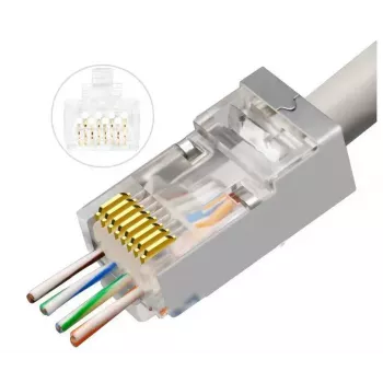 Microconnect KON512-50EZ connettore RJ45 argento