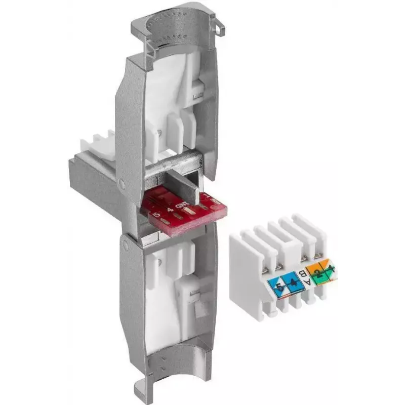 Microconnect KON522TL connettore RJ45 argento