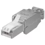 Microconnect KON522TL connettore RJ45 argento