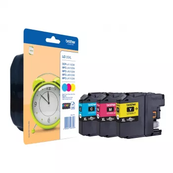 Brother LC125XLRBWBPDR cartuccia d'inchiostro 1 pz. originale nero, ciano, magenta, giallo